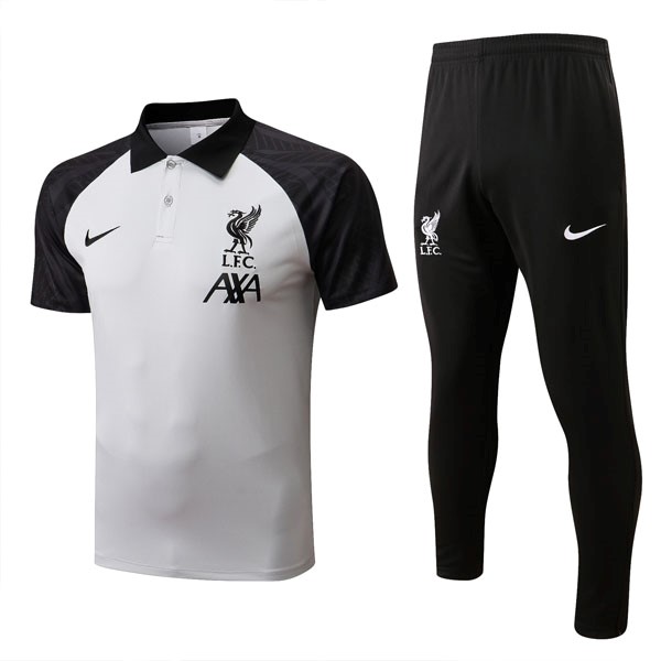 Polo Liverpool Set Completo 22/23 Bianco